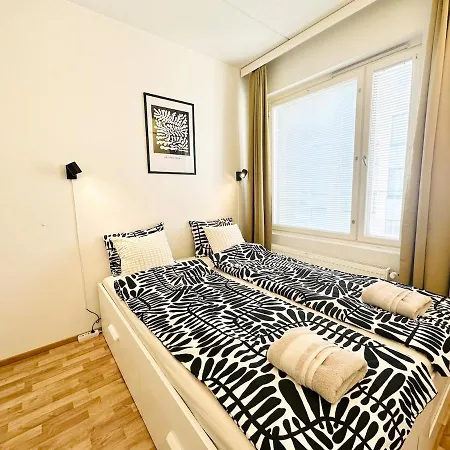 شقة Stylish One Bedroom - Metro, Sauna And Free Parking هلسنكي